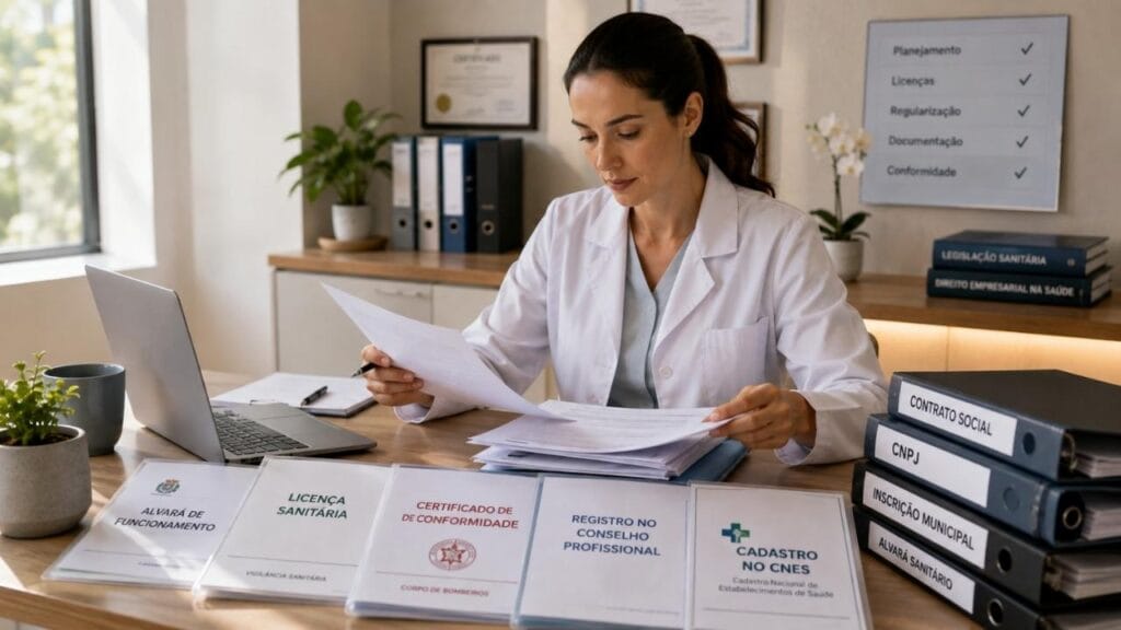 Regularizar consultóriio médico.