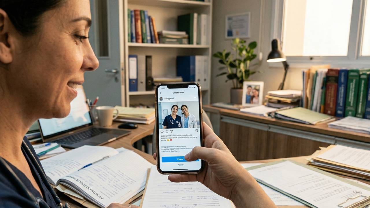 Gestão de Redes Sociais para Médicos Ocupados: como Manter Consistência com Pouco Tempo!