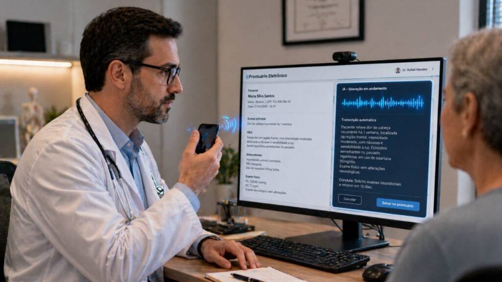 Como usar Inteligência Artificial no Consultório Médico em 2026