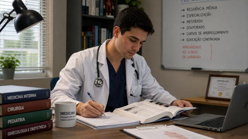 A graduação não encerra a formação médica