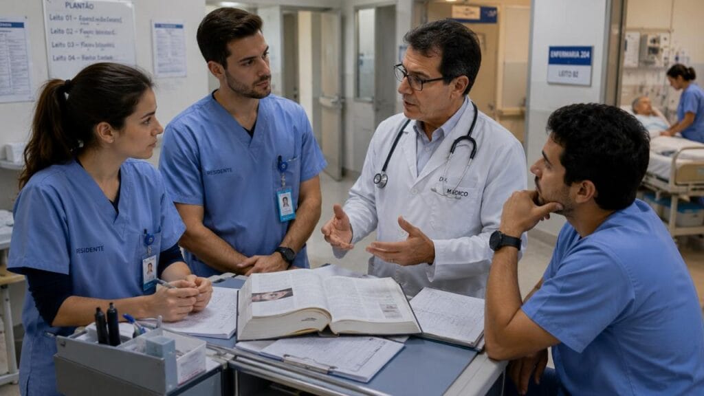 A residência médica é uma etapa de treinamento especializado.