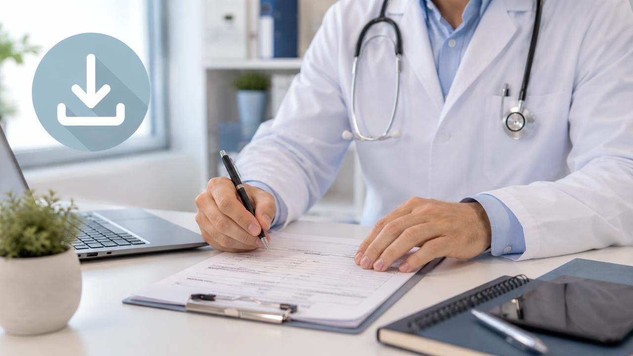 Modelo de Declaração de Comparecimento Médico (Word Editável)