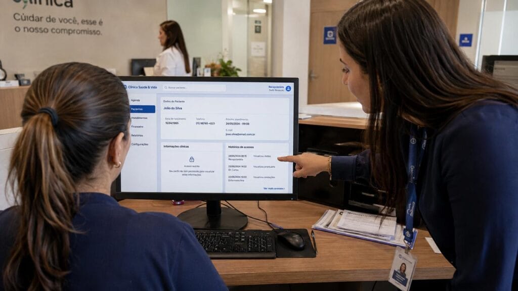 Por que o controle de acesso é importante para uma clínica?
