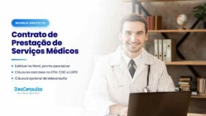 Modelo Grátis de Contrato de Prestação de Serviços Médicos.