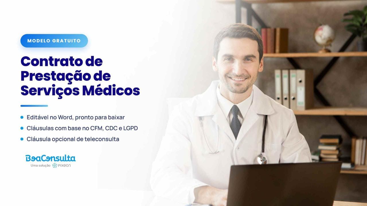 Modelo Grátis de Contrato de Prestação de Serviços Médicos.