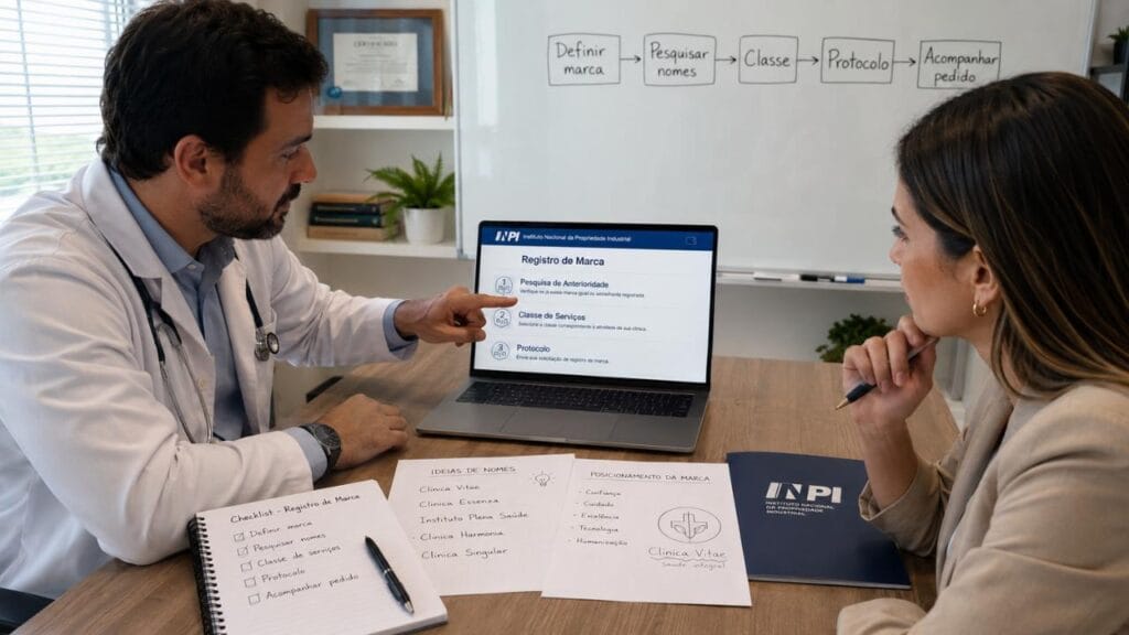 Como registrar a marca de uma clínica médica no INPI?