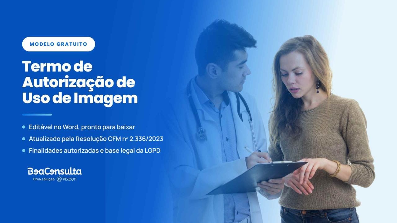 Modelo Grátis de Termo de Autorização de Uso de Imagem para pacientes.